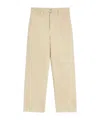 Jil Sander Logo-patch Jeans In Neutral