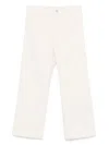 Jil Sander Logo-patch Jeans In Neutrals