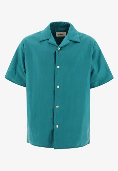 JIL SANDER LOGO PATCH SHIRT