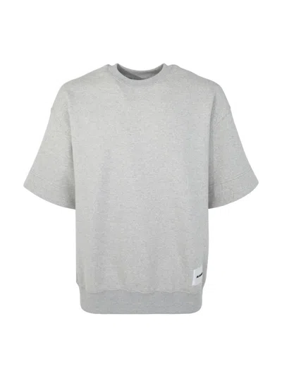 Jil Sander + Logo Patch Short-sleeved T-shirt In Gray