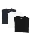 Jil Sander Multicolor 3-pack Logo Patch T-shirt In Multicolor