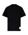 Jil Sander 3 T-shirt Pack With Logo Patch In Cotton Woman In Black