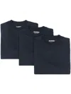 Jil Sander 3-pack T-shirt Set In Blue