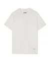 Jil Sander Logo-plaque Cotton T-shirt In White