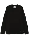 Jil Sander Logo-plaque T-shirt In 黑色