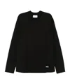 Jil Sander Logo-plaque T-shirt In Black