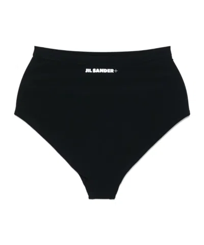 JIL SANDER LOGO-PRINT BIKINI BOTTOMS
