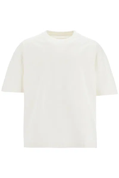 Jil Sander Logo Print Boxy T-shirt In White