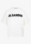 Jil Sander Oversized Crew Neck Cotton T-shirt In White