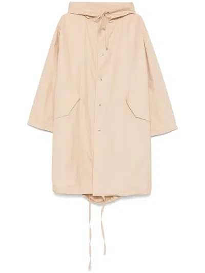 JIL SANDER LOGO-PRINT COAT