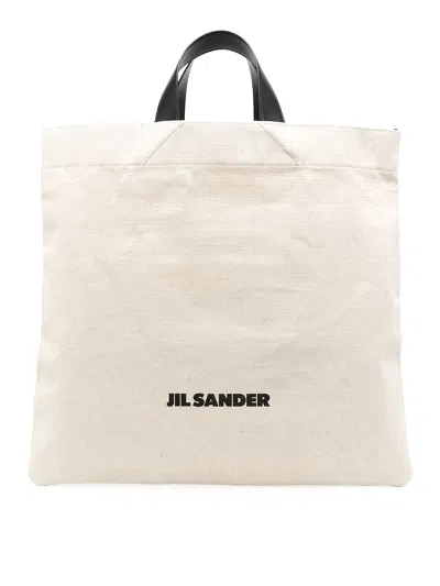 Jil Sander Tote Bag In Neutrals