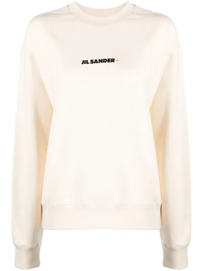 JIL SANDER LOGO-PRINT COTTON SWEATSHIRT