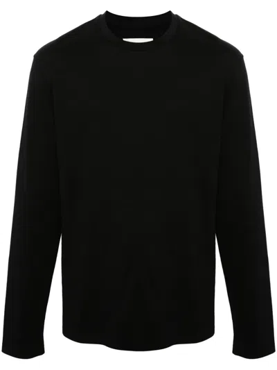 Jil Sander Logo-print Cotton T-shirt In Black