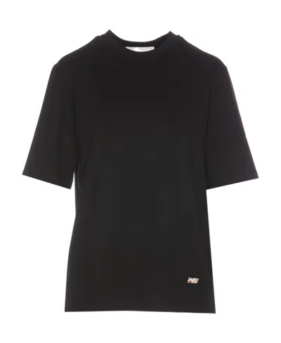 JIL SANDER JIL SANDER LOGO PLAQUE CREWNECK T-SHIRT