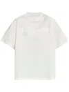 Jil Sander White Short-sleeved T-shirt With Logo  In White