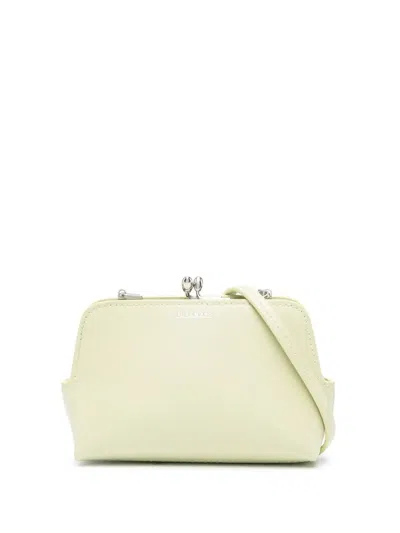 Jil Sander Logo-print Crossbody Bag In Green