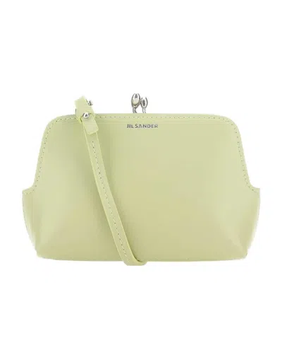 JIL SANDER JIL SANDER GOJI LOGO PRINTED MICRO CROSSBODY BAG
