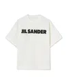 Jil Sander Relaxed-fit Cotton T-shirt With Bold Logo In White