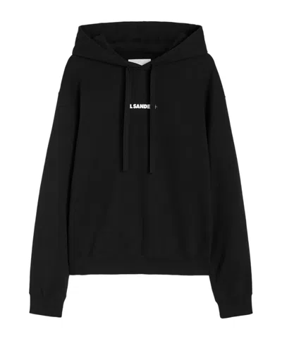 JIL SANDER JIL SANDER LOGO HOODIE