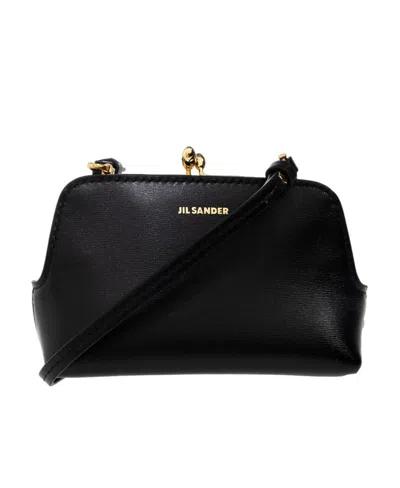 Jil Sander Black Goji Pouch In 001 Black