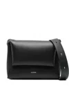 Jil Sander Small Leather Bag Adjustable Strap In Black