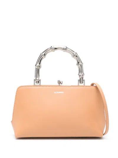 Jil Sander Logo-print Tote Bag In Sand