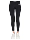Jil Sander Logo-print Leggings In Black