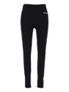 Jil Sander Logo Print Leggings In Black