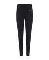 Jil Sander Logo-print Leggings In Black