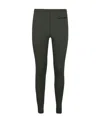 Jil Sander Leggings With Printed Logo In Black
