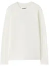 Jil Sander Logo-print Long-sleeve T-shirt In White