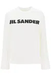 JIL SANDER JIL SANDER LOGO PRINT LONG-SLEEVED T-SHIRT WOMEN
