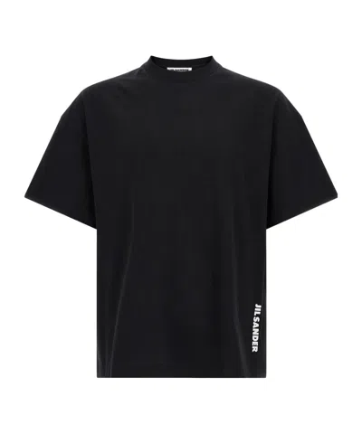 Jil Sander Logo-print T-shirt In Black