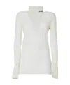 Jil Sander High-neck T-shirt In White