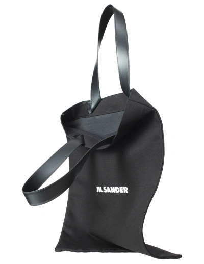 Jil Sander Logo Print Shopper Bag In Multi