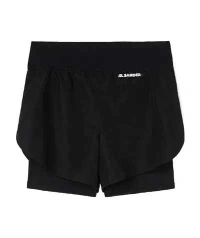 JIL SANDER JIL SANDER LOGO PRINTED SHORTS