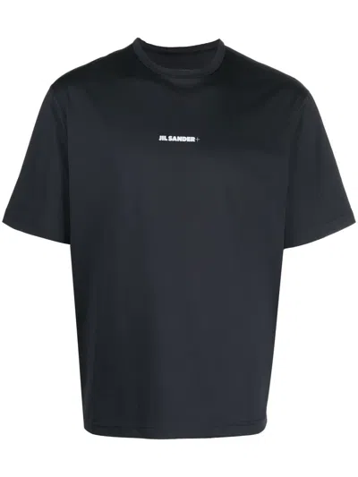 Jil Sander Logo-print Short-sleeve T-shirt In Black