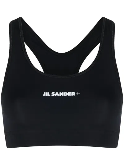 JIL SANDER LOGO-PRINT SPORTS BRA