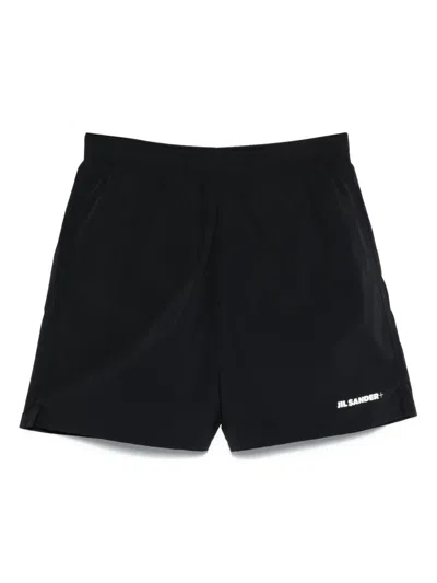 JIL SANDER LOGO-PRINT SWIM SHORTS