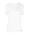 Jil Sander Contrast Logo Cotton T-shirt