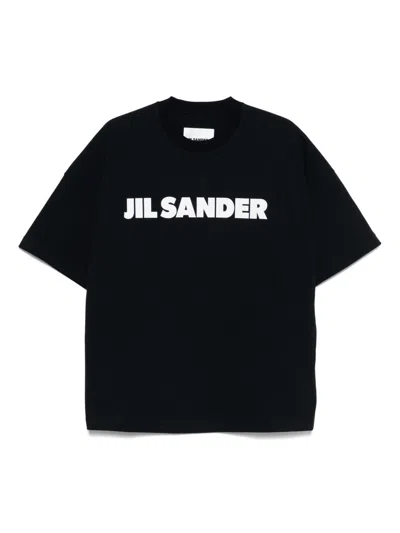 Jil Sander Logo-print T-shirt In Black