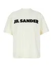 Jil Sander Relaxed-fit Cotton T-shirt With Bold Logo In Multi