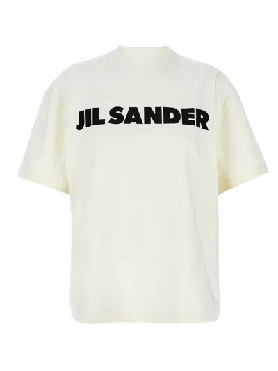 JIL SANDER JIL SANDER LOGO PRINT T-SHIRT