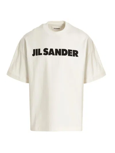 Jil Sander Crewneck Short Sleeves T-shirt In White