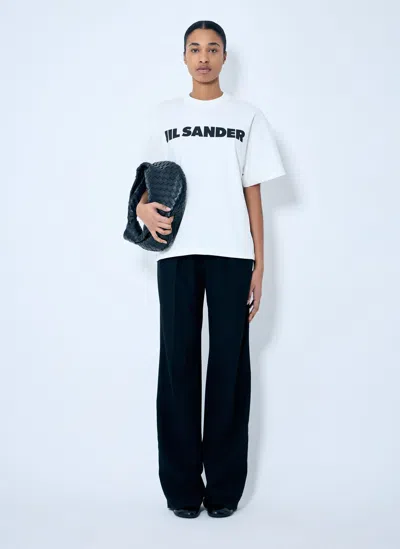 JIL SANDER LOGO PRINT T-SHIRT