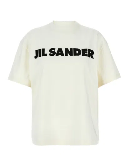 JIL SANDER LOGO PRINT T-SHIRT