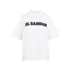 Jil Sander Women Ivory Cotton Oversize T-shirt In White