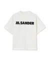 Jil Sander Relaxed-fit Cotton T-shirt With Bold Logo In White