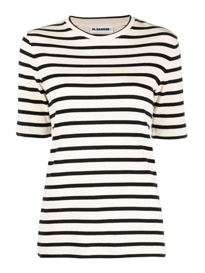 JIL SANDER LOGO PRINT TEE