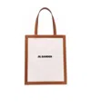 Jil Sander Logo-print Tote Bag In White
